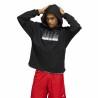 Sudadera con Capucha Hombre Adidas Donovan Mitchell Inno Negro