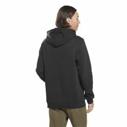 Sudadera con Capucha Hombre Reebok Left Chest Logo Negro