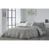 Funda Nórdica Naturals ELBA Gris claro Cama de 150 (240 x 220 cm)