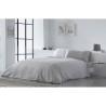 Funda Nórdica Naturals ELBA Gris claro Cama de 90 (150 x 220 cm)