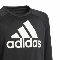 Sudadera sin Capucha Niño Adidas Designed To Move Big Logo Negro