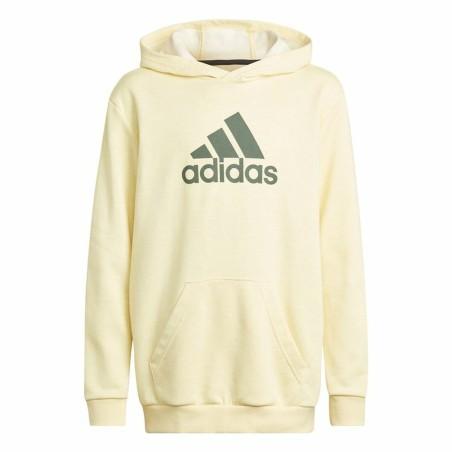 Sudadera con Capucha Unisex Adidas Future Icons Badge of Sport Amarillo