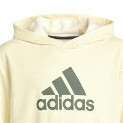 Sudadera con Capucha Unisex Adidas Future Icons Badge of Sport Amarillo