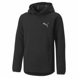 Sudadera con Capucha Unisex Puma Evostripe Youth Negro