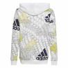 Sudadera con Capucha Unisex Adidas Brand Love Blanco