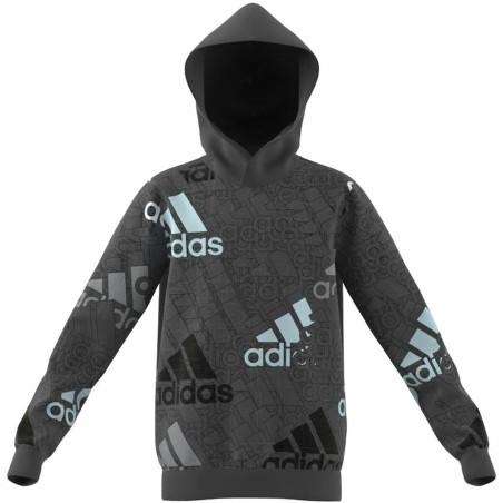 Sudadera con Capucha Unisex Adidas Performance Gris oscuro