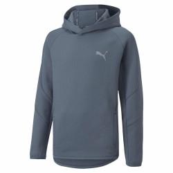 Sudadera con Capucha Unisex Puma Evostripe Youth Azul