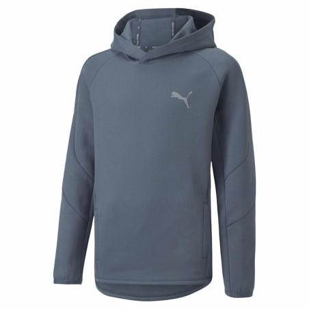 Sudadera con Capucha Unisex Puma Evostripe Youth Azul