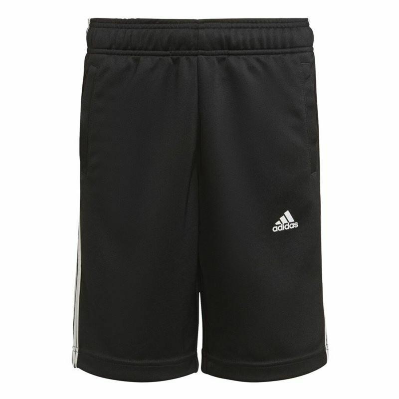 Pantalones Cortos Deportivos para Niños Adidas  D2M 3 Stripes Negro