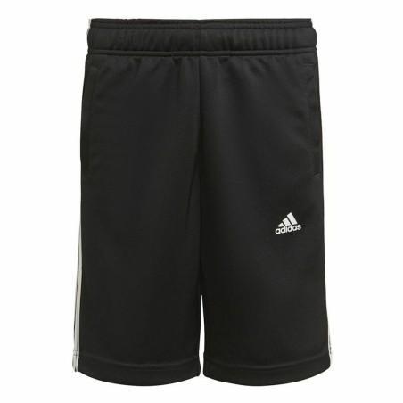 Pantalones Cortos Deportivos para Niños Adidas  D2M 3 Stripes Negro