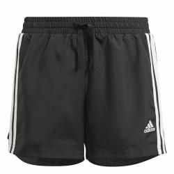 Pantalones Cortos Deportivos para Niños Adidas  Designed To Move 3 band Negro