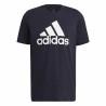 Camiseta de Manga Corta Hombre  Essentials Big Logo  Adidas Legend Ink  Azul