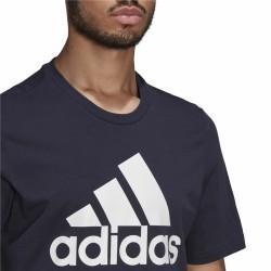 Camiseta de Manga Corta Hombre  Essentials Big Logo  Adidas Legend Ink  Azul