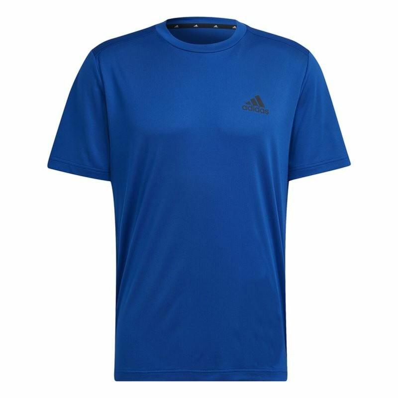 Camiseta de Manga Corta Hombre  Aeroready Designed To Move Adidas Azul