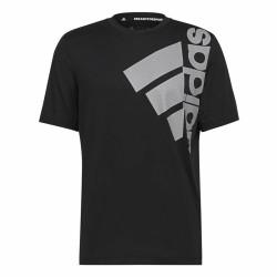 Camiseta de Manga Corta Hombre Adidas Big Badge Negro