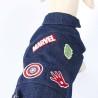 Chaqueta para Perro Marvel Azul XS