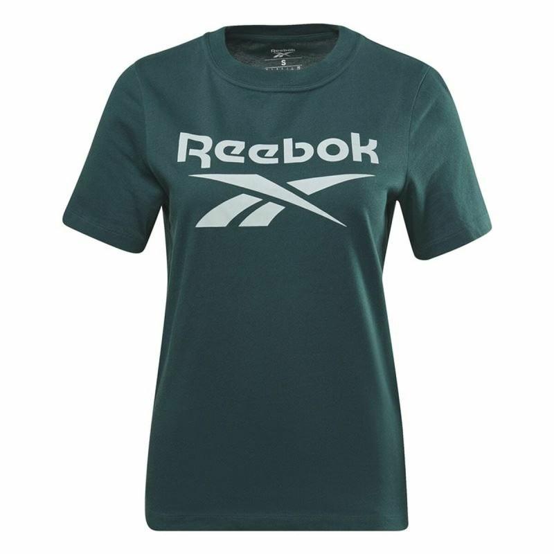 Camiseta de Manga Corta Mujer Reebok  Identity Cian