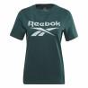 Camiseta de Manga Corta Mujer Reebok  Identity Cian