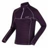 Camiseta de Manga Larga de Mujer Regatta Yonder Half-Zip Púrpura