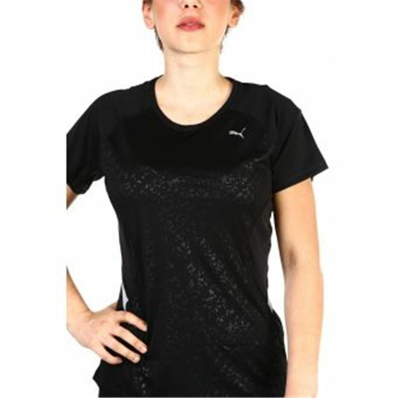 Camiseta de Manga Corta Mujer Puma  Graphic Tee Negro