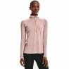 Camiseta de Manga Corta Mujer Under Armour  Tech 1/2 Zip Rosa