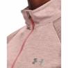 Camiseta de Manga Corta Mujer Under Armour  Tech 1/2 Zip Rosa