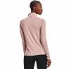 Camiseta de Manga Corta Mujer Under Armour  Tech 1/2 Zip Rosa