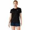 Camiseta de Manga Corta Mujer Asics Core SS Negro