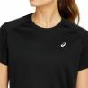 Camiseta de Manga Corta Mujer Asics  Icon SS Negro