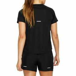 Camiseta de Manga Corta Mujer Asics  Icon SS Negro