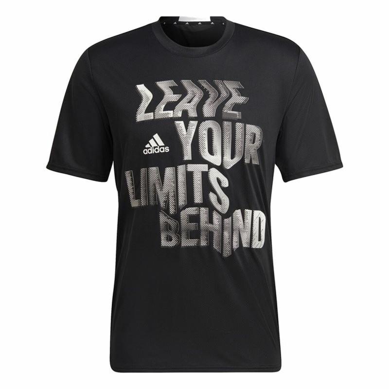 Camiseta de Manga Corta Hombre Adidas HIIT Negro