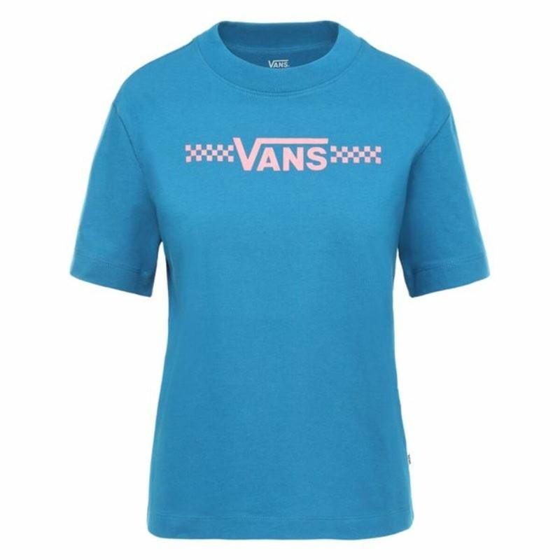 Camiseta de Manga Corta Mujer Vans Funnier Times Azul