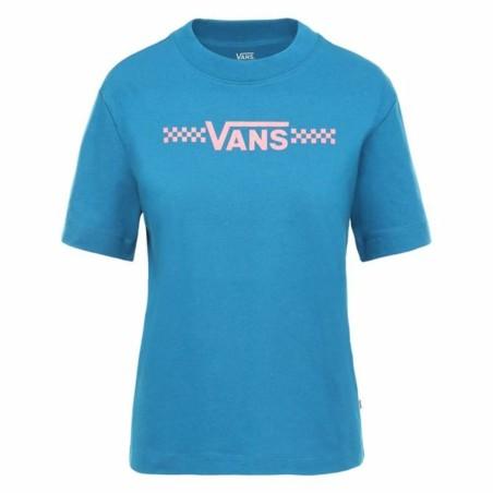 Camiseta de Manga Corta Mujer Vans Funnier Times Azul