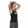 Camiseta de Tirantes Mujer Adidas Aeroready D2M Negro