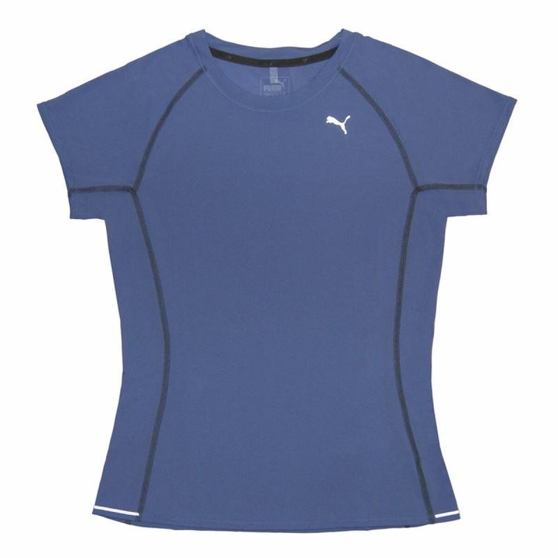 Camiseta de Manga Corta Mujer Puma Pe Running Tee Azul