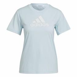 Camiseta de Manga Corta Mujer Adidas Move Logo Sport Cian