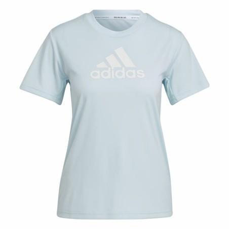 Camiseta de Manga Corta Mujer Adidas Move Logo Sport Cian