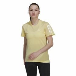 Camiseta de Manga Corta Mujer Adidas Own Cooler Amarillo