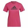 Camiseta de Manga Corta Mujer Adidas Designed 2 Move Logo Fucsia