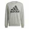 Sudadera sin Capucha Hombre Adidas Essential Big Logo Gris