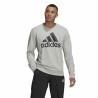 Sudadera sin Capucha Hombre Adidas Essential Big Logo Gris