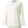 Sudadera sin Capucha Mujer Puma Studio Yogini LT Bell Blanco