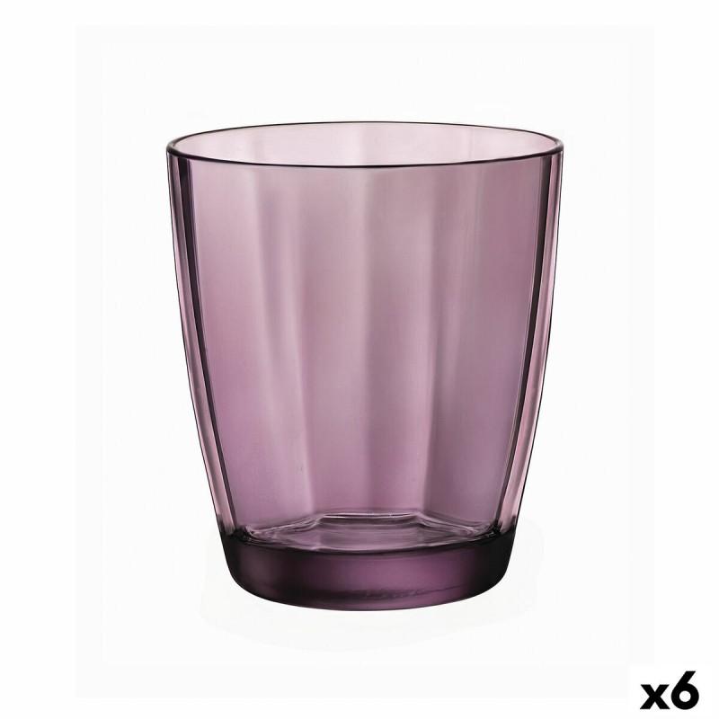 Vaso Bormioli Rocco Pulsar Morado Vidrio 390 ml (6 Unidades) (Pack 6x)