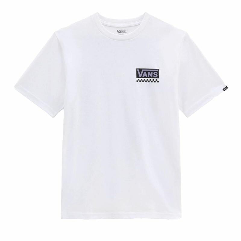 Camiseta de Manga Corta Infantil Vans Global Stack Po-B Blanco