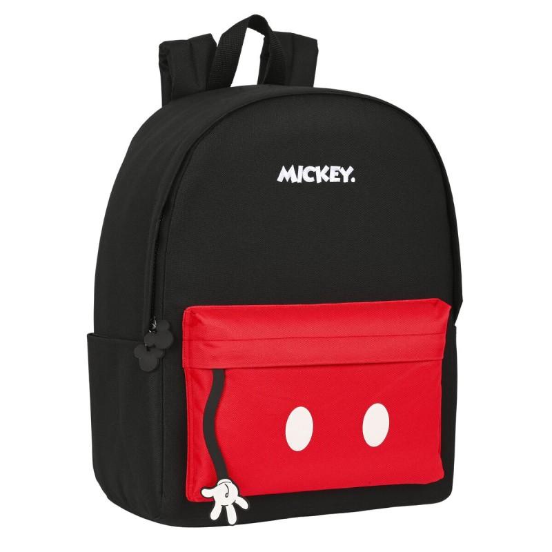 Mochila para Portátil Mickey Mouse Clubhouse  mickey mouse  Rojo Negro (31 x 40 x 16 cm)