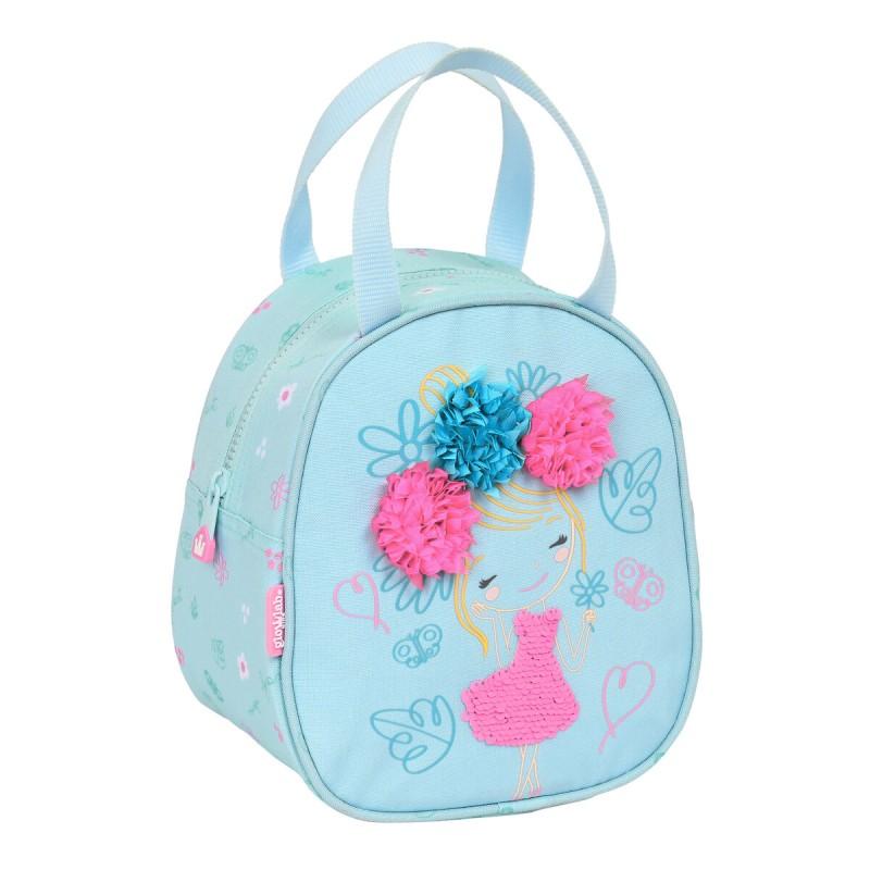 Portameriendas Térmico Glow Lab Cute doll 19 x 22 x 14 cm Azul claro