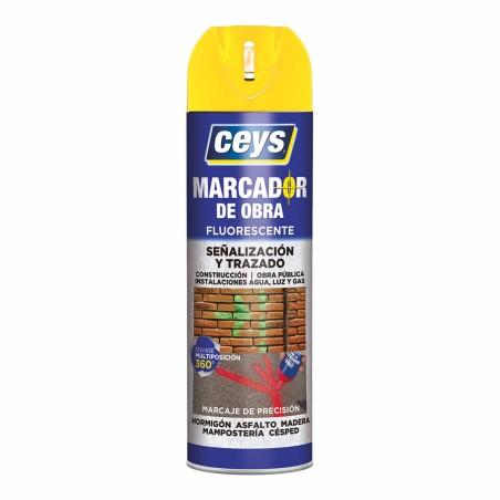 Pintura en spray Ceys Amarillo 500 ml Fluorescente