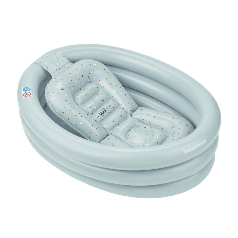 Bañera Babymoov Aquadots Azul Pastel Gris