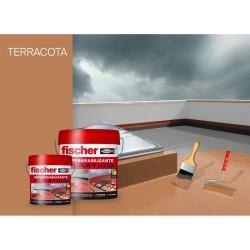 Sellador/Adhesivo Fischer Ms Marrón Color teja 1 kg