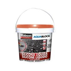 Silicona Rubson aquablock 1 kg Color teja